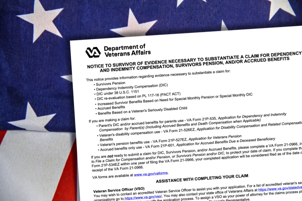 VA DIC Application Form - Bartlett Legal Group